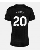 Tottenham Hotspur Mohammed Kudus #20 Venkovní Dres pro Dámské 2025-26 Krátký Rukáv